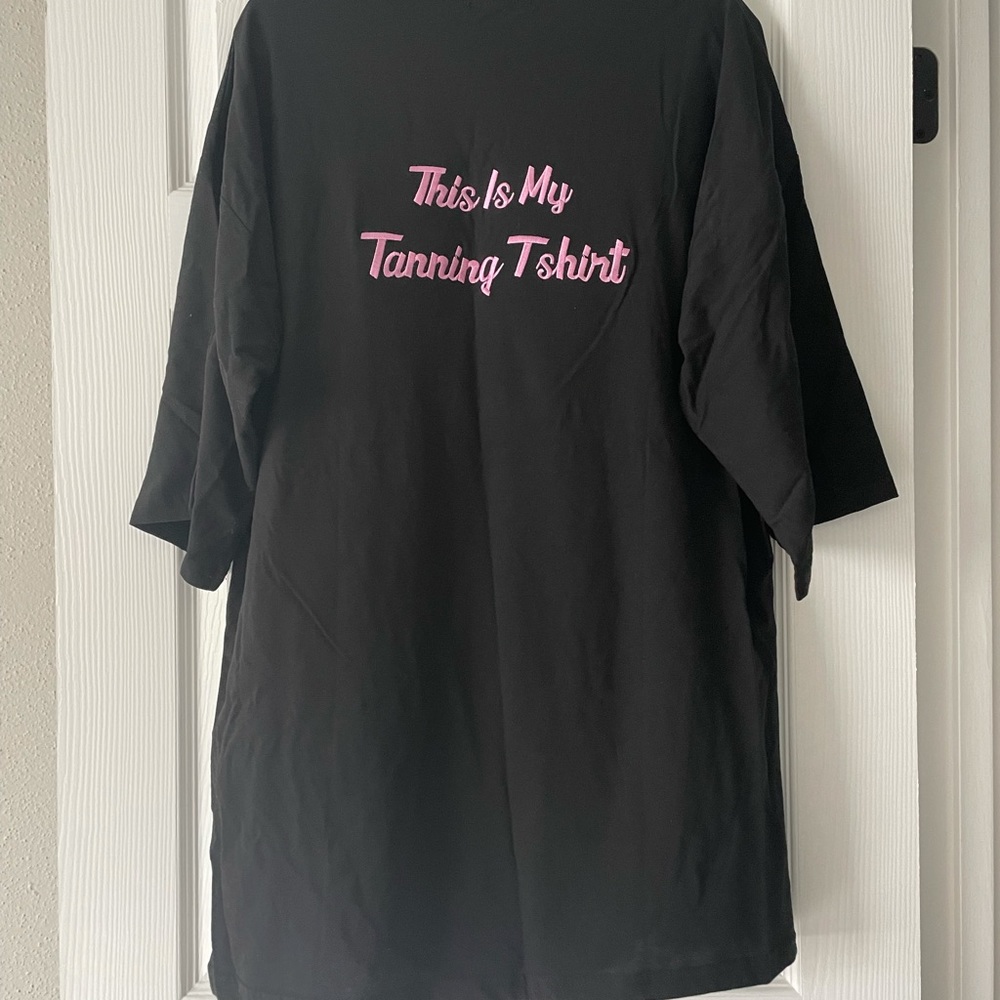 Oversized tanning t shirt- Missguided